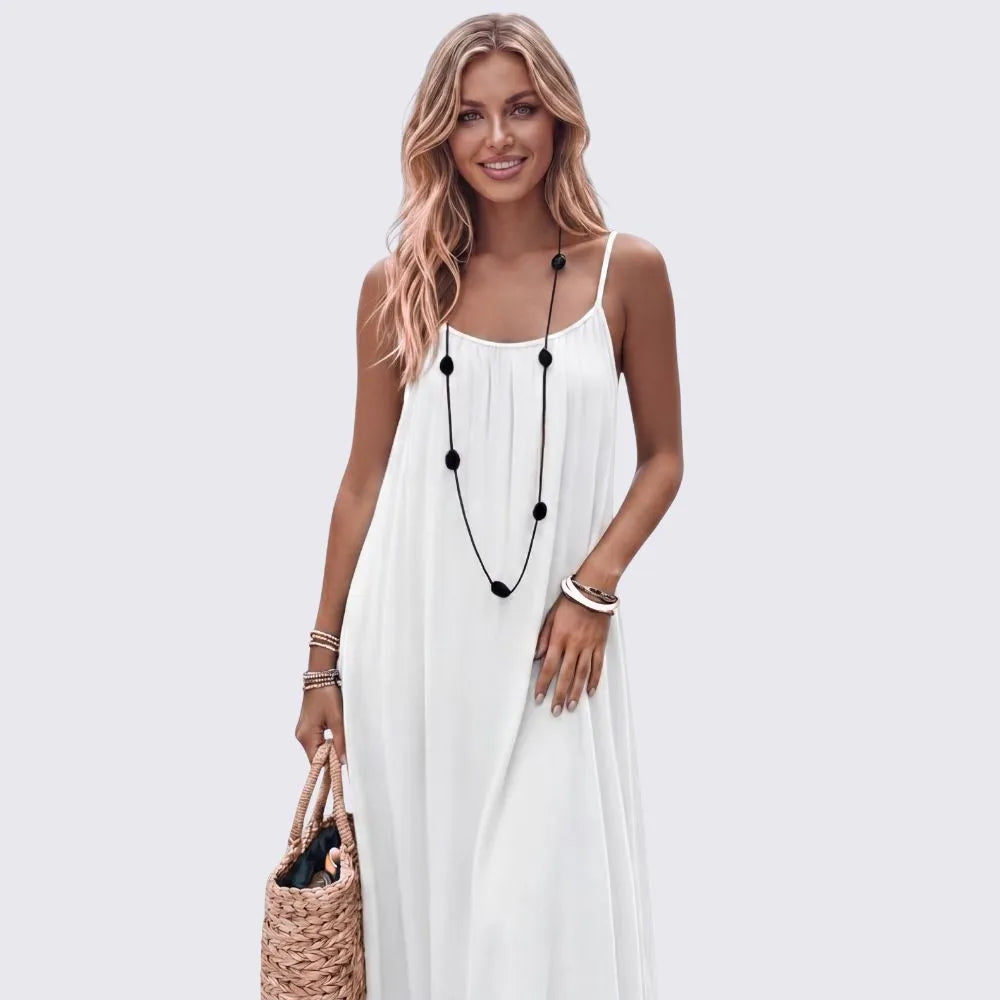 Vestido de corte relajado ajustable