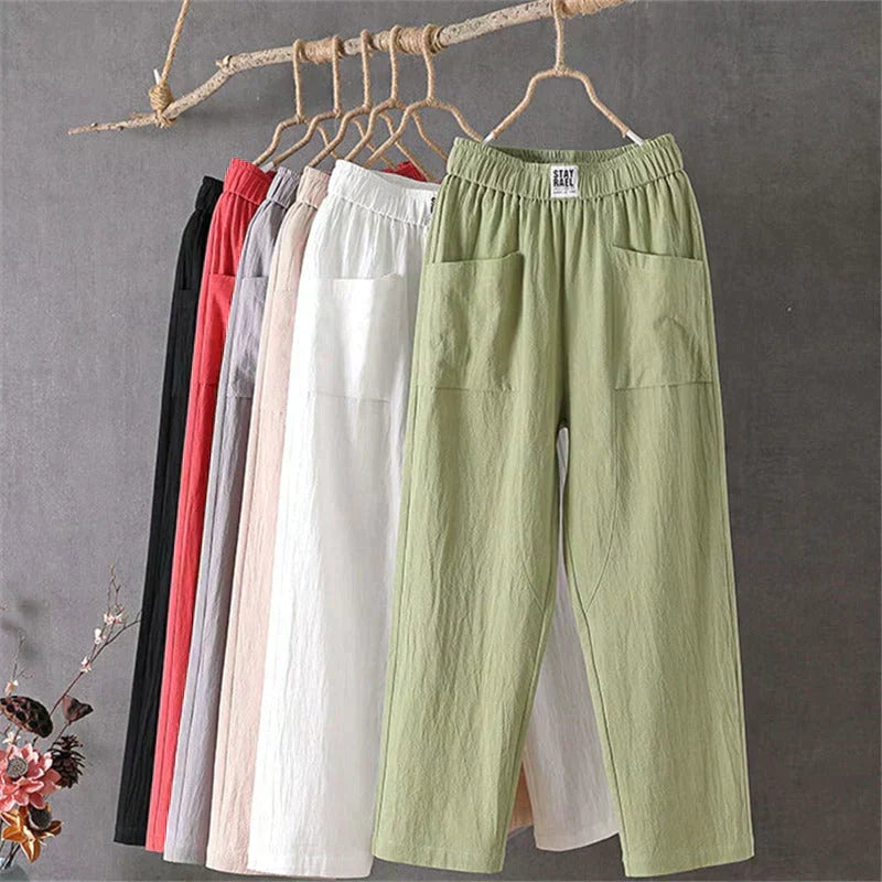 Pantalones holgados para mujer