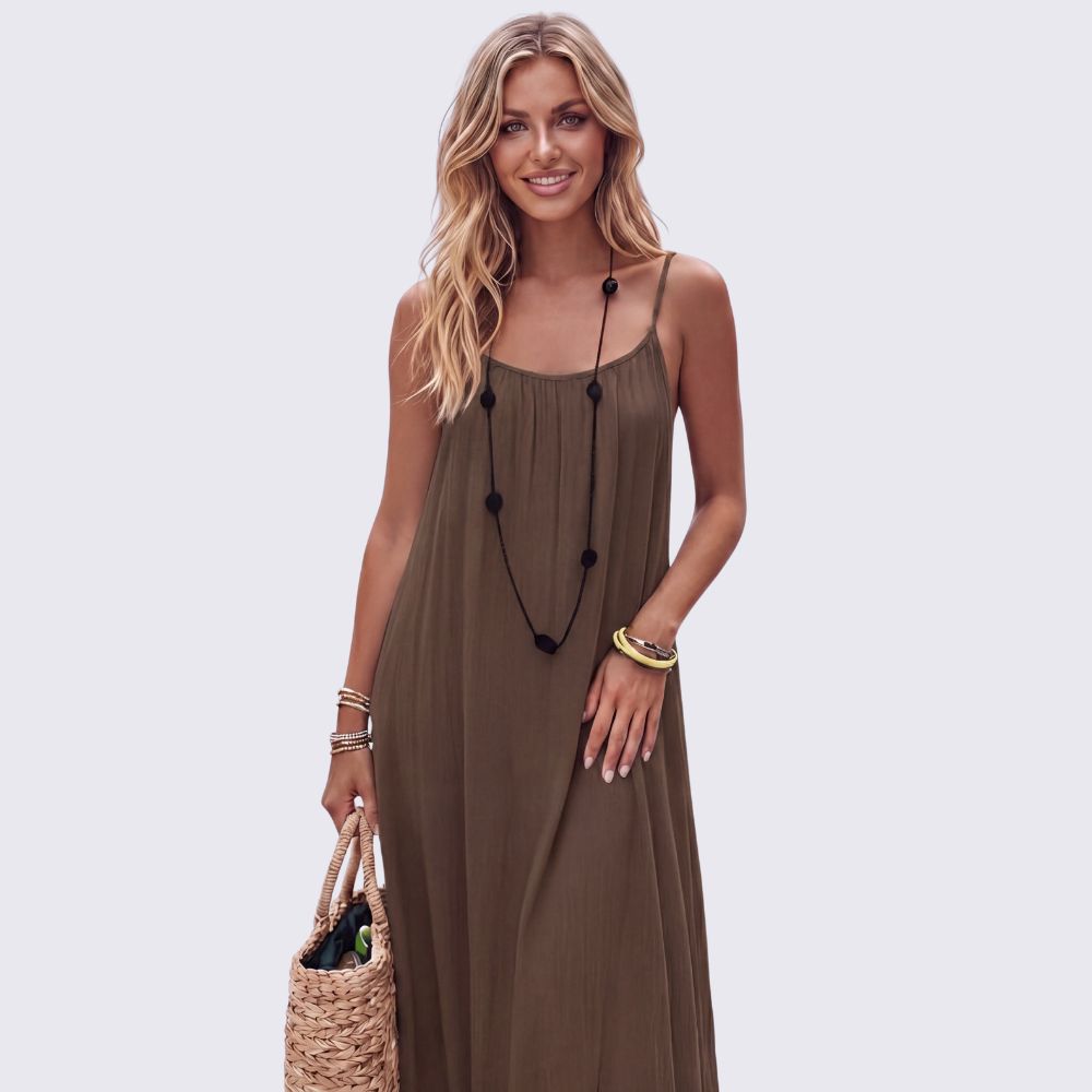 Vestido de corte relajado ajustable