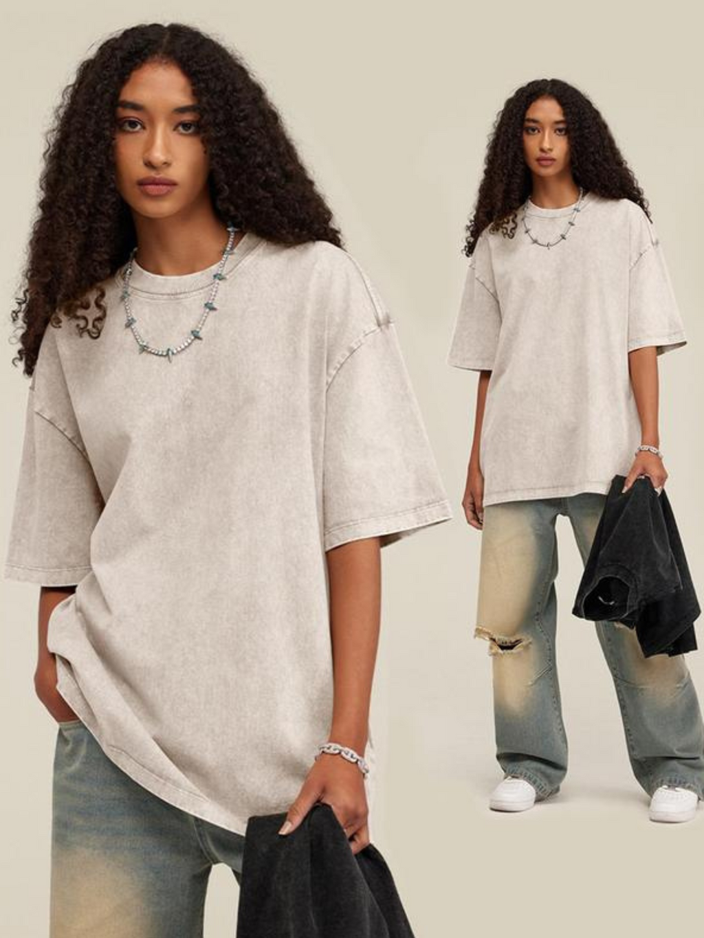 The Vintage Washed Oversized Tee