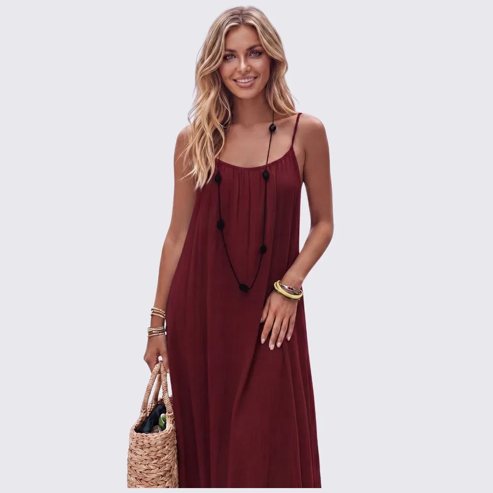 Vestido de corte relajado ajustable
