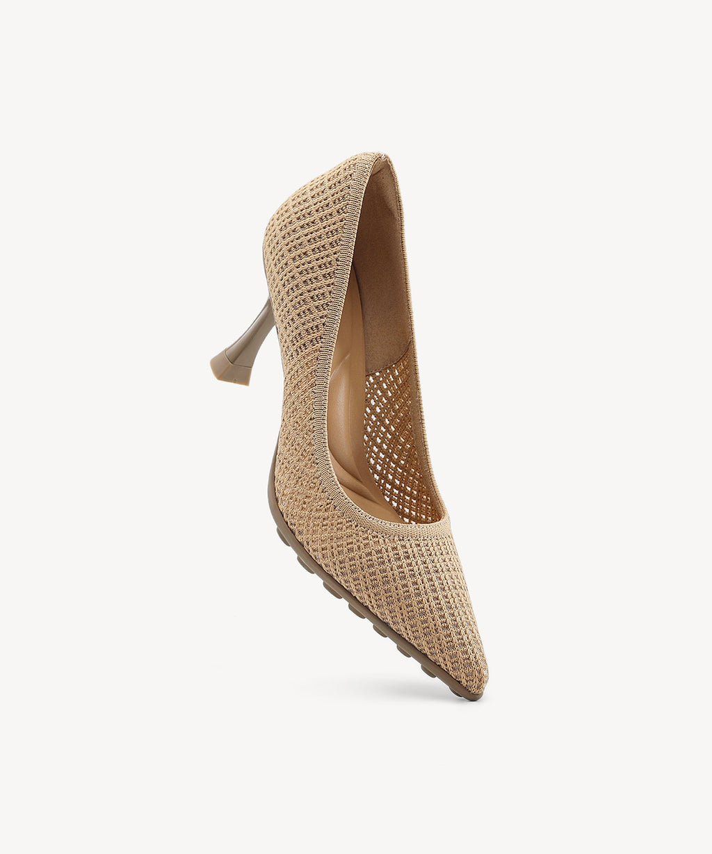 Zapatos de tacón de aguja con punta puntiaguda SoftBounce