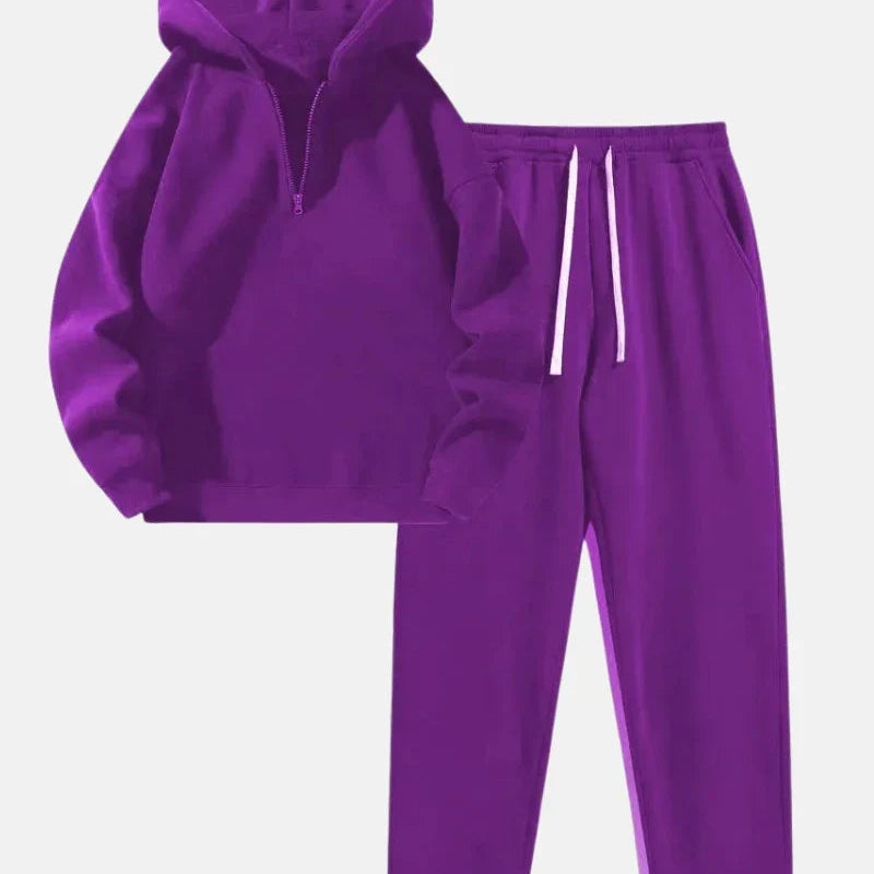 Balvetti Quarter-Zip Lounge Set