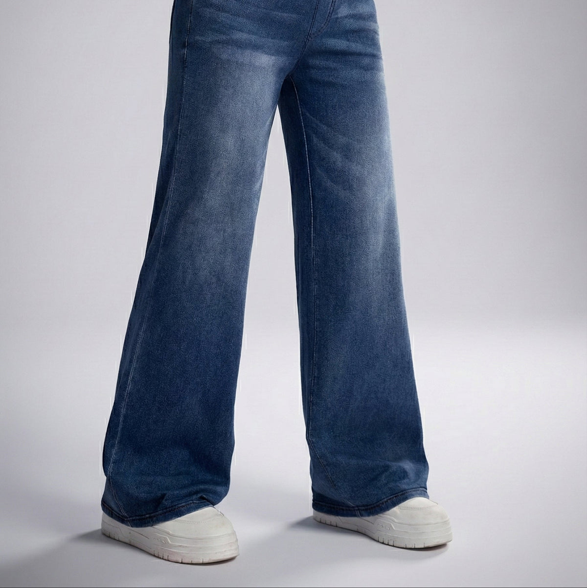 Pantalones anchos con control de abdomen.