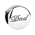 Silver Dad Charm